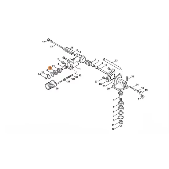 STIHL  Łożysko kulkowe 609-Z 9503 003 9854